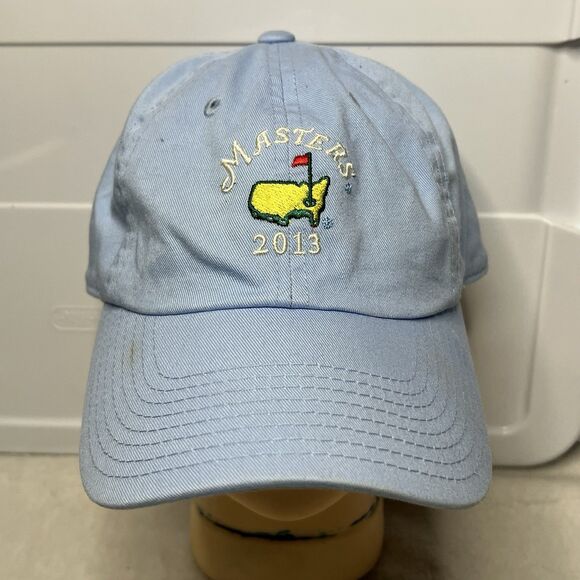 The Masters Hat Adult OSFA Light Blue Adjustable 2013 Golf American Needle PGA - Picture 1 of 9